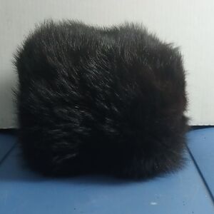Elegant Black Fur Women's Accessory